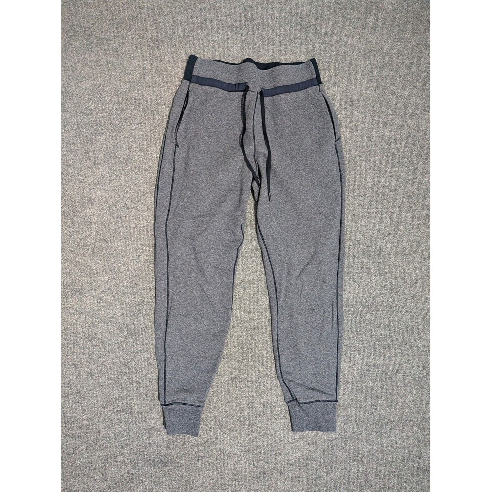 Lululemon Jogger Womens 8 Cool And Collected Drawstring Heathered Speckled Blue